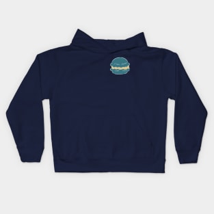 Teal Macarons Kids Hoodie